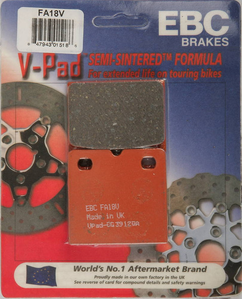 Ebc - FA18V - Brake Pads V-Series