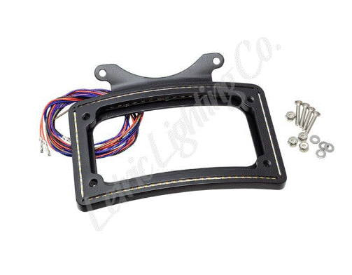 Letric Lighting Co - LLC-CPPL-B6 - Perfect Plate Light Curve Blk Flh/Flt `14-Up
