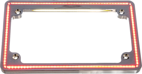 Letric Lighting Co - LLC-PPL-C10 - Perfect Plate Light Chrome Red Turns Flh/Flt `14-Up