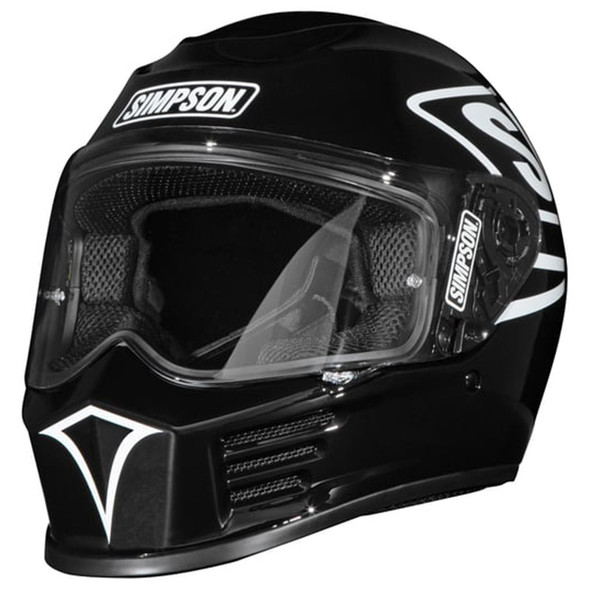 Simpson Helmets - 12 O'Clock Black Speed Bandit Helmet