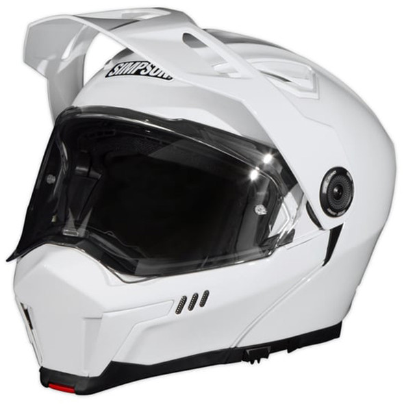 Simpson Helmets - Gloss White Journey Bandit Helmet - 2XL (Open Box)