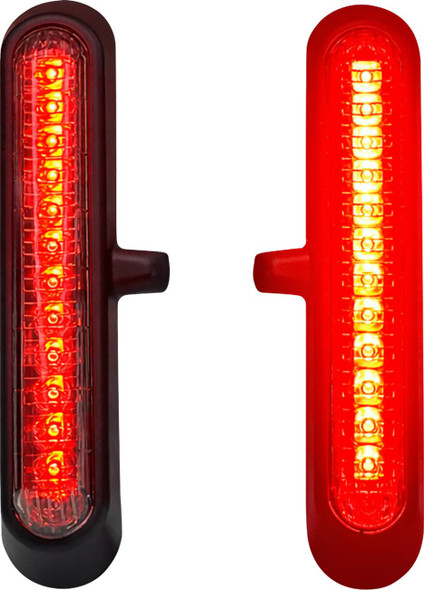 Custom Dynamics - CD-LRST-SB-S - LED Saddlebag Lights - Smoke Lens - Matte Black