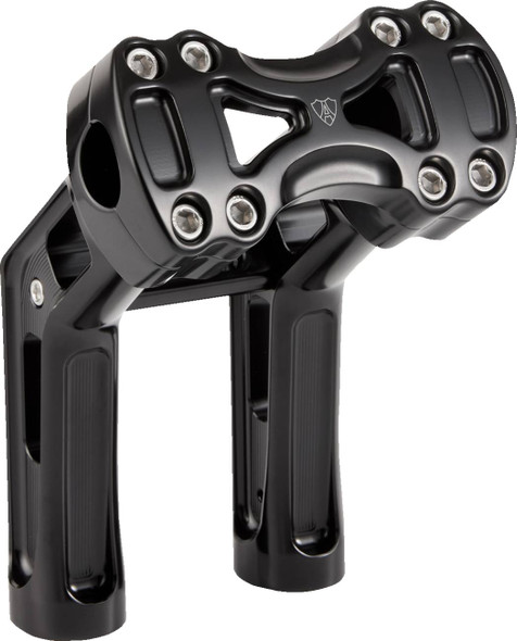 Arlen Ness - 520-064 - Method Wayback Risers - 7" - Black