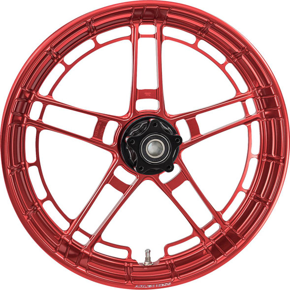 Arlen Ness - 330-056 - Rim - Flatline - Front - Red - 21x3.5