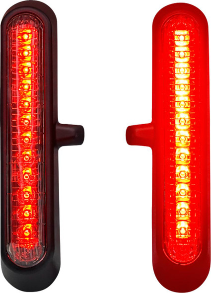 Custom Dynamics - CD-LRST-SB-R - LED Saddlebag Lights - Red Lens - Matte Black