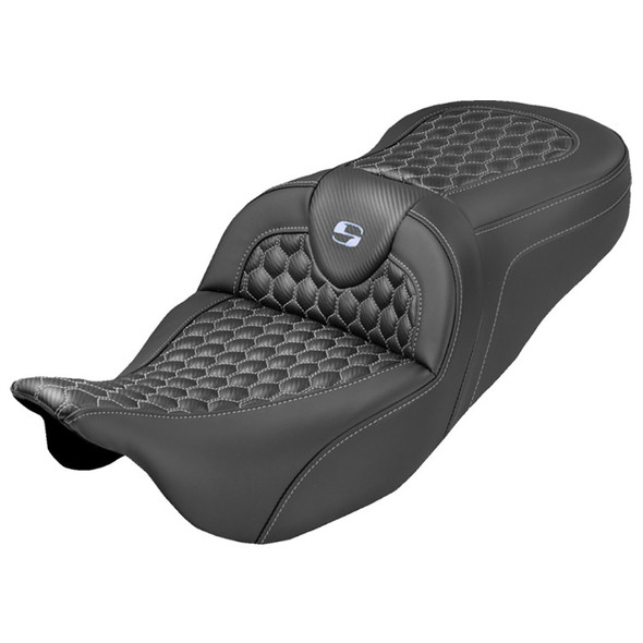 Saddlemen - Honeycomb Stitch Roadsofa™ Seat fits '08-'25 FLH/FLT Models