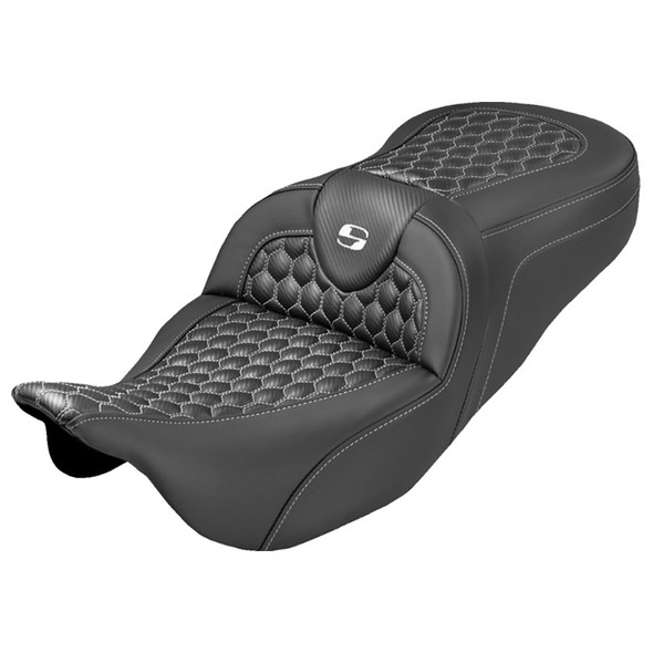 Saddlemen - Honeycomb Extended Reach RoadSofa™ Seat fits '08-'25 FLH/FLT Models