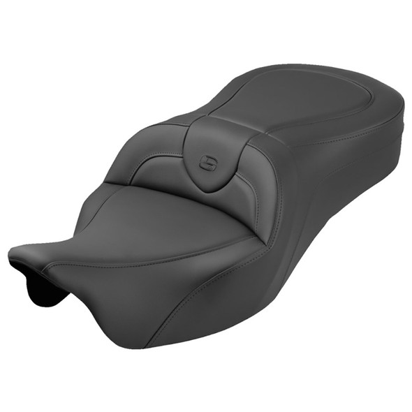 Saddlemen - Black Stitch Plain Roadsofa™ King Seat fits '08-'25 FLH/FLT Models