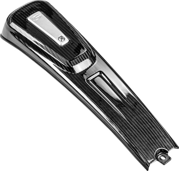Saddlemen - CF-822-29-002 - Dash Console - Side Fill - Carbon Fiber/Gloss - Harley-Davidson® - Softail