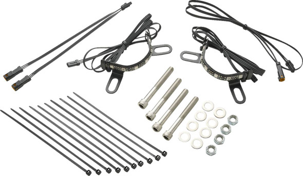 Ciro - 40802 - Shock & Awe EVOLVED™ Lighting Kit - Fork Mount - Harley-Davidson®