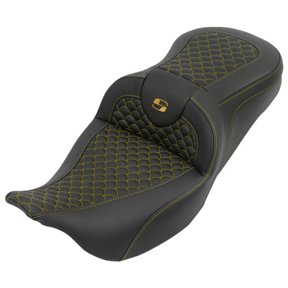 Saddlemen - Dragon Stitch Roadsofa™ Seat without Backrest fits '08-'25 FLH/FLT Models