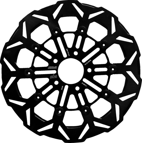 Sbs Designed By Kodlin - 7146E-B - Brake Rotor - Black - Front