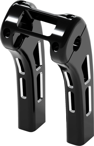 Magnum Shielding - 2R-0108 - Ghost Risers - Softail Display Clamp - 8" - Black