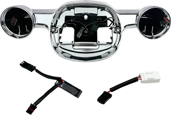Custom Dynamics - TL-TS-BASE-ST-C - Taillight Baseplate - Chrome - '22-'25 FXRST/FXLRS