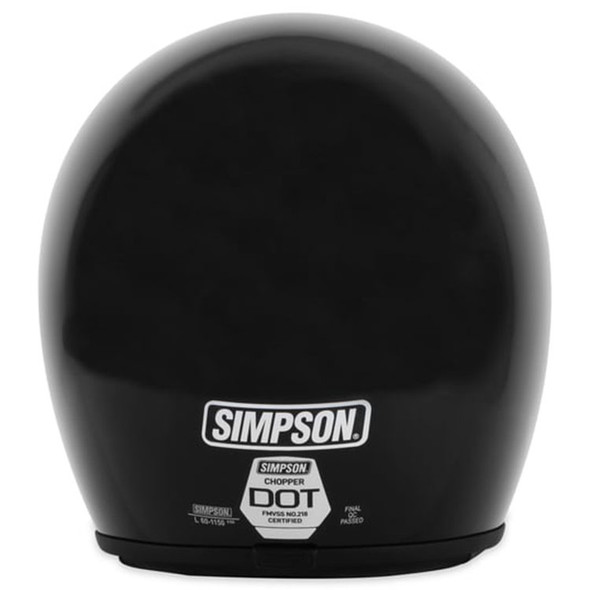 Simpson Helmets - Gloss Black Chopper Helmet