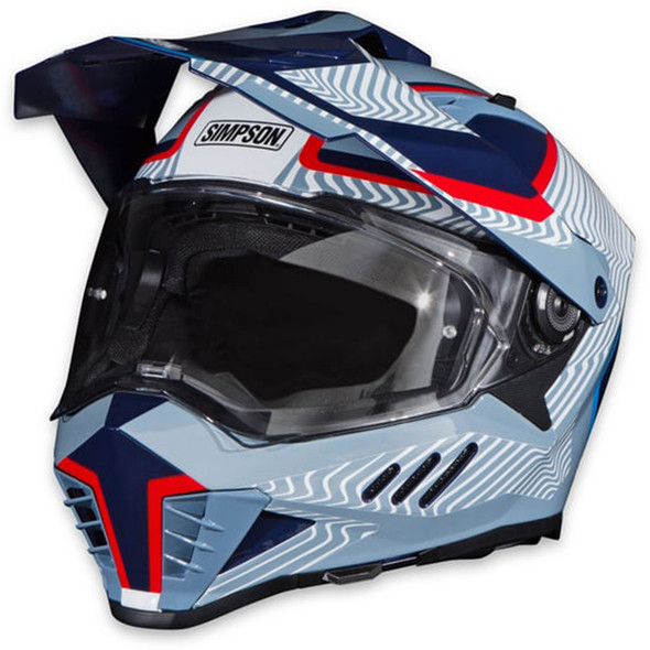 Simpson Helmets - Mojave Blue Chopper Helmet