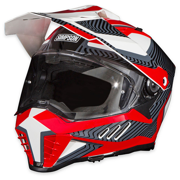 Simpson Helmets - Mojave Red Xcursion Bandit Helmet