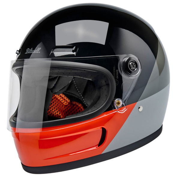 Biltwell - Black/Orange/Gray Gringo SV Intersection Helmet