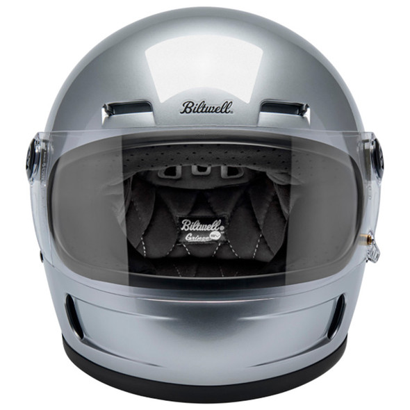 Biltwell - Gloss Silver Gringo SV Helmet
