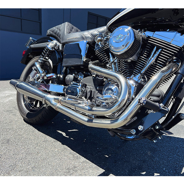 Thunderheader - Stainless 2-Into-1 Exhaust fits '99-'05 Dyna Models