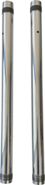 Pro-One Perf.Mfg. - 105440 - Fork Tubes - 43 mm - +2" - Hard Chrome - Inverted