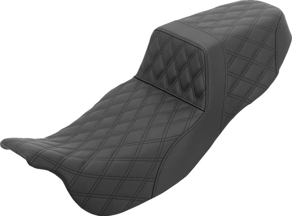 Saddlemen - 815-07E-175 - Step-Up Seat - Extended Reach - Full Lattice Stitch - FLRT/FLTRT '15-'25