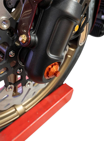 Paul Yaffe Bagger Nation - PYO:YTPR-18L-OR - Axle Cover Kit - Y-Axle Rod - Front - Standard/12 Point - Orange