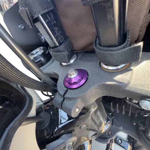 Paul Yaffe Bagger Nation - PYO:12PSK-18L-PR - Steering Stem Nut - Purple