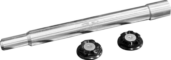 Paul Yaffe Bagger Nation - PYO:YAXLE-08-HT-BK - Y-Axle with Turret Style Axle Cover Kit - Custom - Front - Black - 25 mm