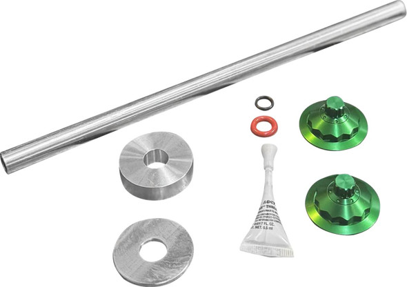 Paul Yaffe Bagger Nation - PYO:YTPR-18L-GN - Axle Cover Kit - Y-Axle Rod - Front - Standard/12 Point - Green
