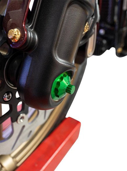 Paul Yaffe Bagger Nation - PYO:YTPR-18L-GN - Axle Cover Kit - Y-Axle Rod - Front - Standard/12 Point - Green