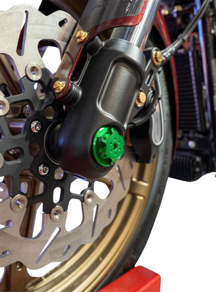 Paul Yaffe Bagger Nation - PYO:YHTR-18L-GN - Axle Cover Kit - Y-Axle Rod - Front - Standard/Turret - Green