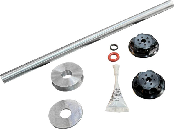 Paul Yaffe Bagger Nation - PYO:YHTR-18L-BK - Axle Cover Kit - Y-Axle Rod - Front - Standard/Turret - Black