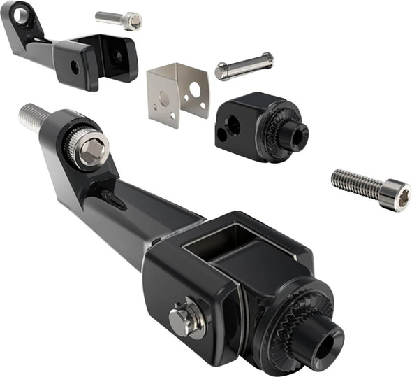 Ciro - 61827 - Floorboard Mounting Brackets - Passenger - Black