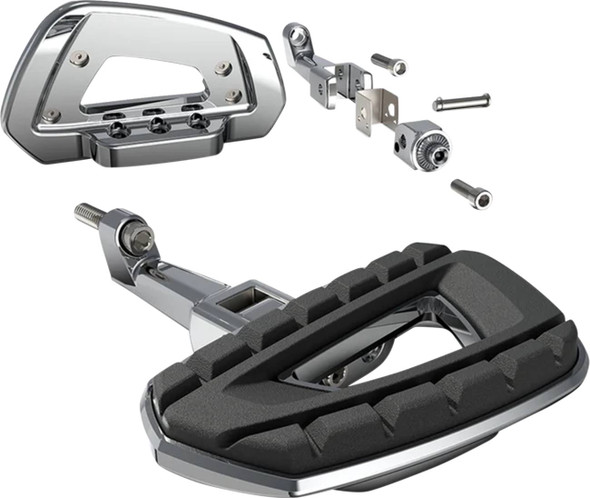 Ciro - 61803 - Chicane™ Mini Floorboards - with Passenger Brackets - Chrome