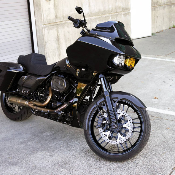 Arlen Ness - 210-084 - Front Fender - Wrapper - 21" - Carbon Fiber/Gloss - HD Touring '23-'25
