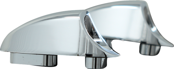 Kodlin - K68492 - Neowise X Mini 3-in-1 LED Rear Fender Turn Signals - Chrome - Fits Harley Rear Fender Mount