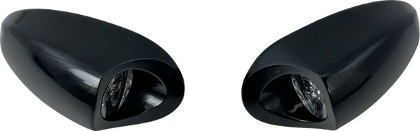 Kodlin - K68491 - Neowise X Mini 3-in-1 LED Rear Fender Turn Signals - Black - Fits Harley Rear Fender Mount