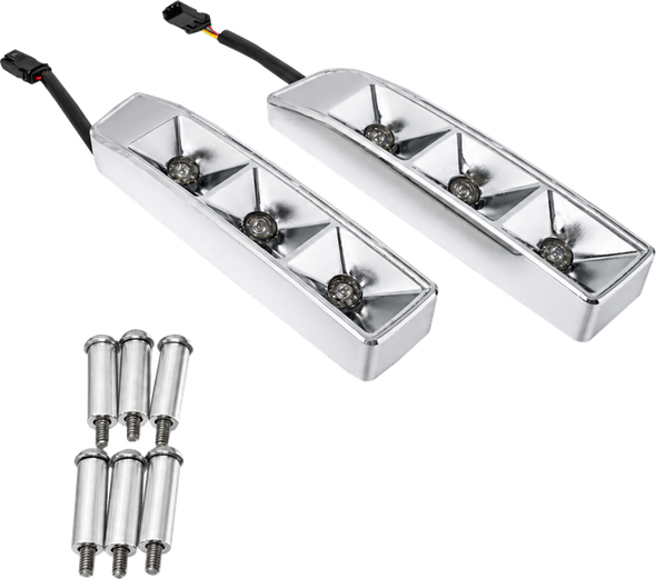 Kodlin - KUS68601 - LED Taillight & Rear Turn Signal Kit - Chrome - Fits CVO Street Glide ST FLHXSTSE