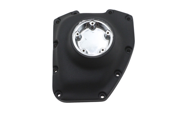 V-Twin - 42-1250 - Black Wrinkle Cam Cover w/o Sensor Hole - Fits 2001-2017 Harley-Davidson Twin Cam FXD/FLT/FXST/FLST