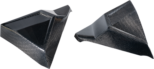Hofmann Designs - HDCF-6016 - Carbon Fiber FXR-Style Side Covers - Fits 2009-2023 Harley-Davidson Touring (Excl. 2023 CVO)