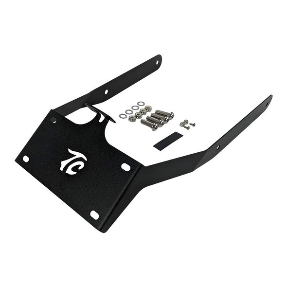 TC Bros - 107-0113 - License Plate Relocation Bracket - Fits 2018-2026 Harley-Davidson Softail Fat Bob