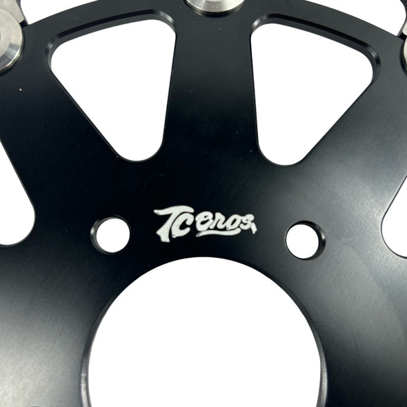 TC Bros - 116-0226 - Profile 12.6" Front Floating Brake Rotor - Fits 2023-2026 Touring CVO & 2021-2026 Pan America (Wire Spoke)