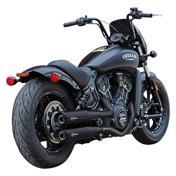 S&S - Race Only Grand National Slip-On Mufflers fits '19-'23 Scout Models - Black