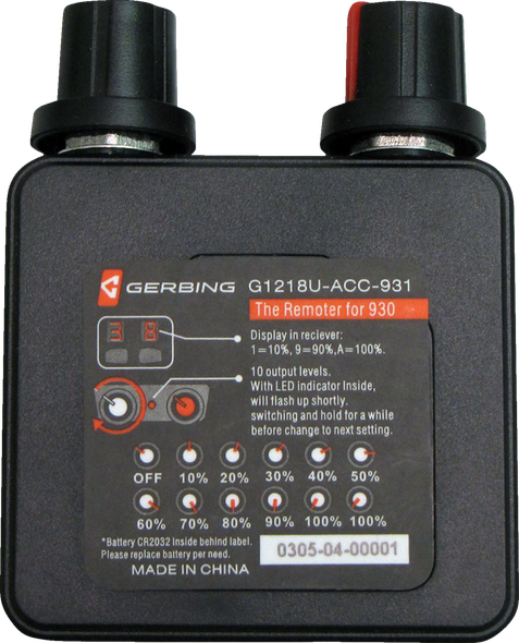Gerbing - Wireless Temp Controller Remote - 12V