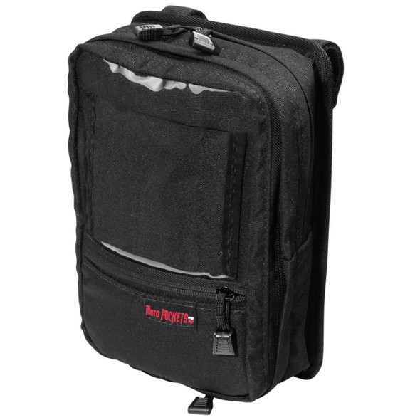  Moto Pockets - Handlebar Utility Bag - Black 