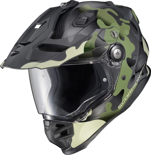 Scorpion - XT9000 Carbon Full Face Helmet - Gilley - Green/Sand