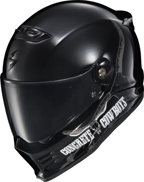 Scorpion - Covert FX Full Face Helmet - Concrete Cowboys - Black