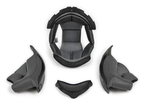 Scorpion - EXO-R320 Helmet KwikWick II Liner - Wht Snaps Liner/Cheek Pad Kit Xs
