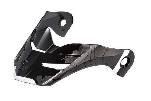 Scorpion - EXO-AT960 Peak Visor Topographic - Black/White